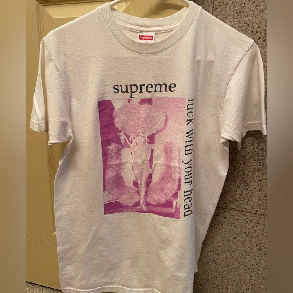 Supreme f with your head tee